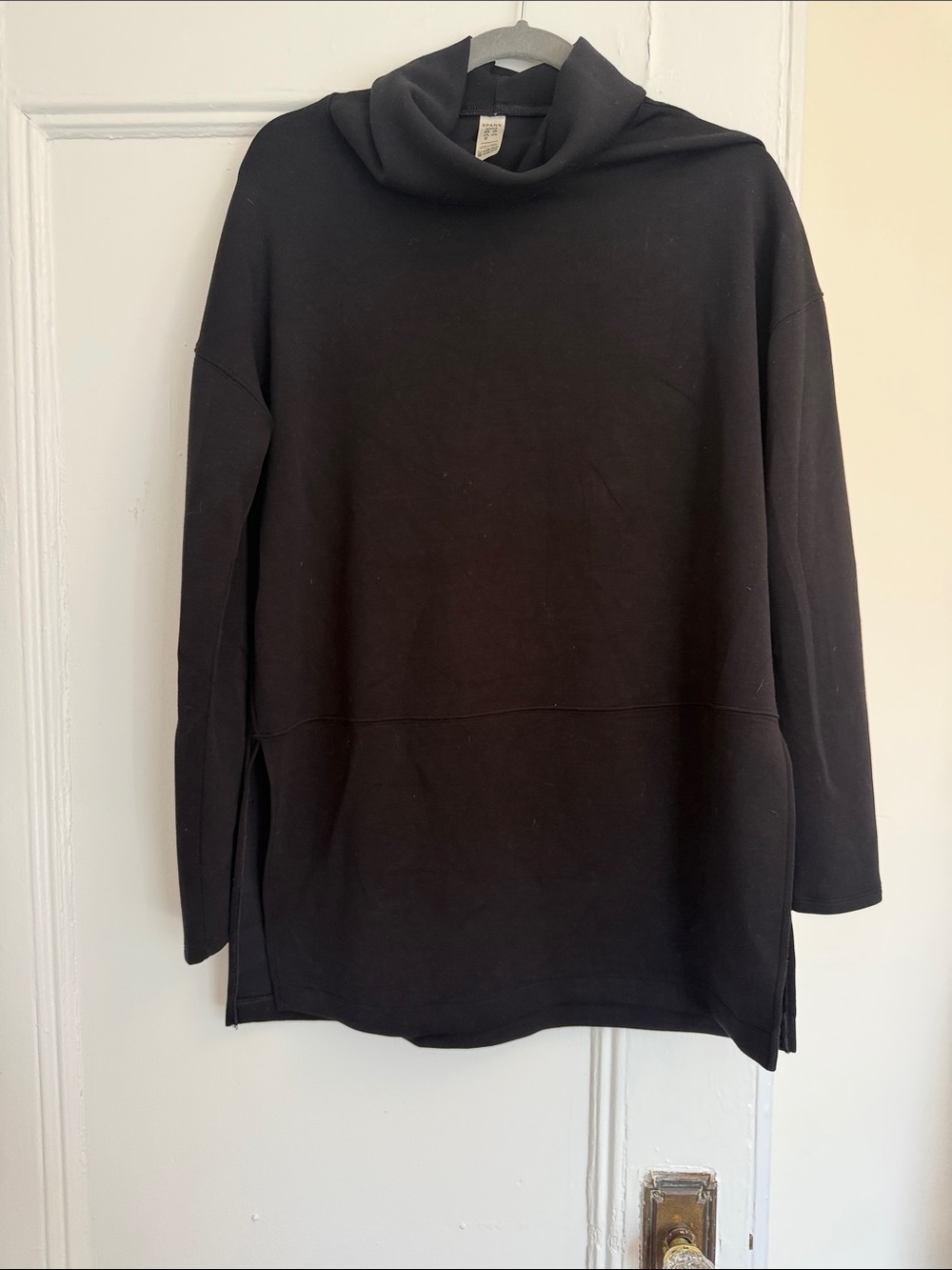 Spanx AirEssentials Black cowl neck Women’s Sweater